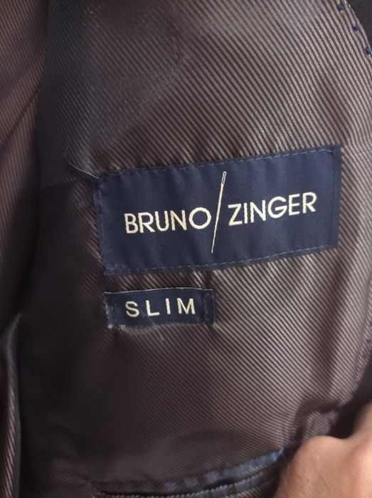 Garnitur granatowy slim