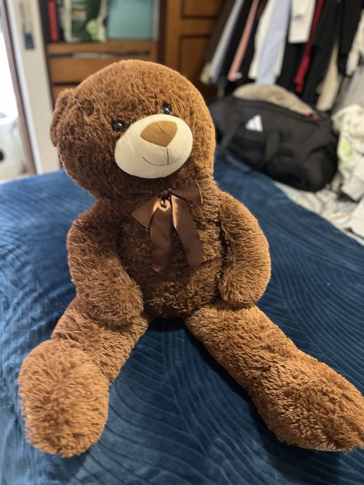 Urso de Peluche (castanho e bege )