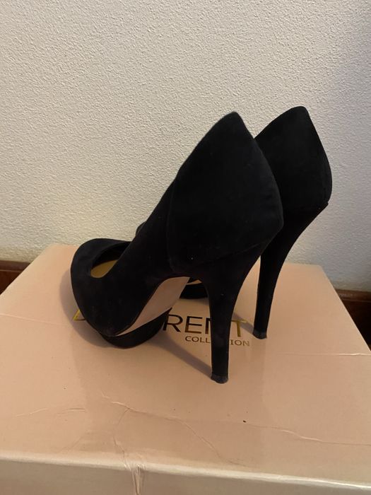 Sapato alto preto