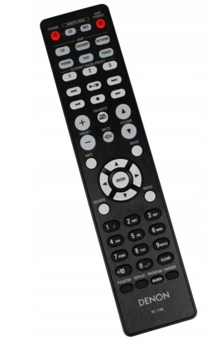 RC-1186 pilot, nowy, oryginalny DENON DCD-1520AE PMA-1520AE