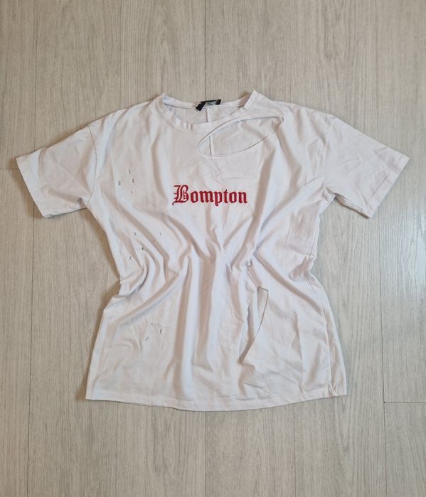 Bluzka wyszywany dziury porwany nowy S M L