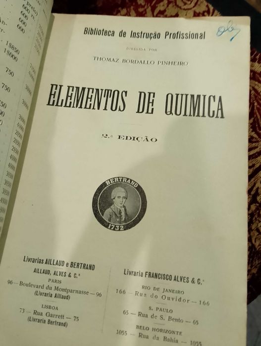 Elementos de Química - Thomaz Bordallo Pinheiro