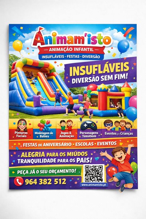 Animação infantil e aluguer de Insufláveis