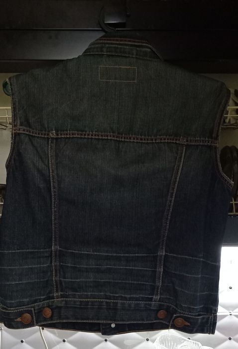 Джинсовая куртка и жилетка. Жилетка 250.