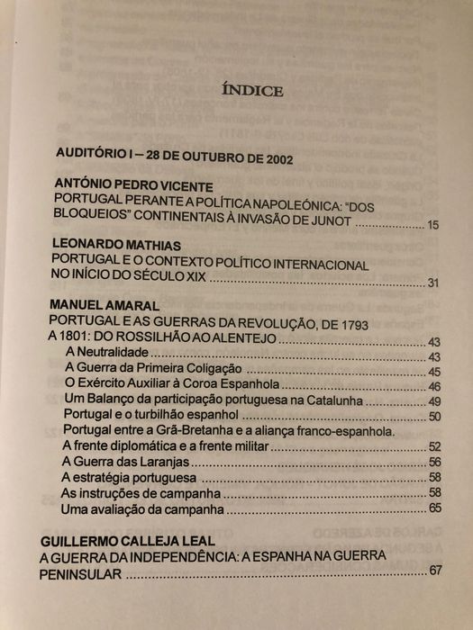 A Traição de Gomes Freire / Guerra Peninsular Novas Interpretações