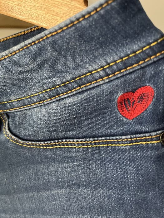 Spodnie jeansowe jeansy damskie marki Desigual rozmiar 32