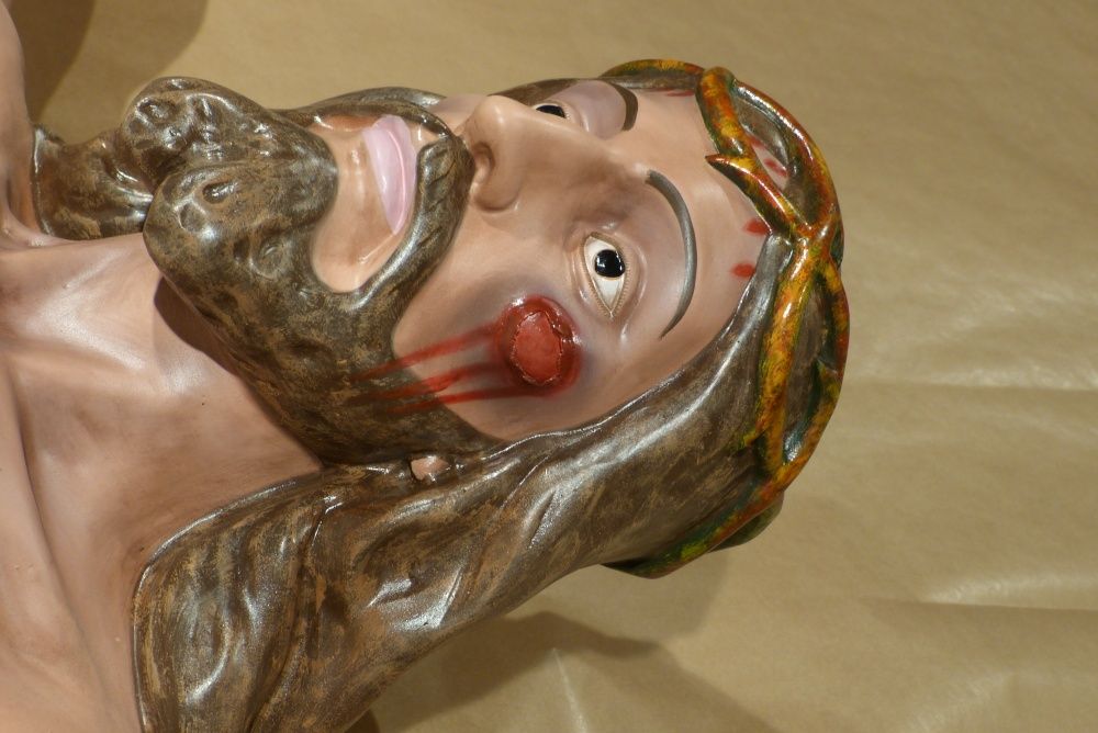 Cristo vivo em terracota 1,70m