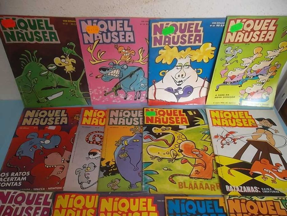 NIQUEL NÁUSEA Nº 11 a 23 , Editora VHD .