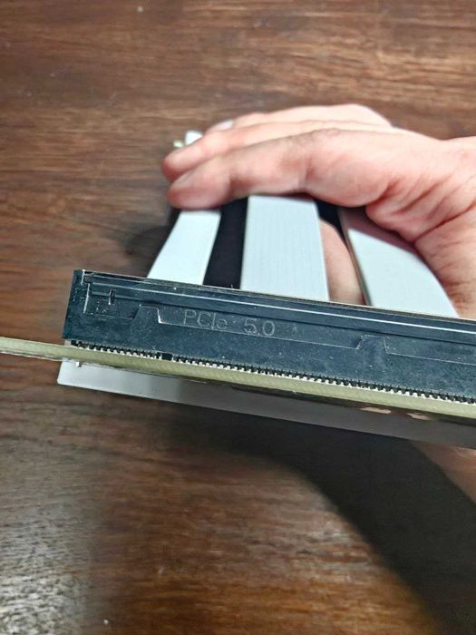 Riser pcie Gen 5 X16, 90", 15см, Білий