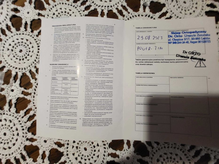 NOWY wózek inwalidzki elektryczny Power Tim