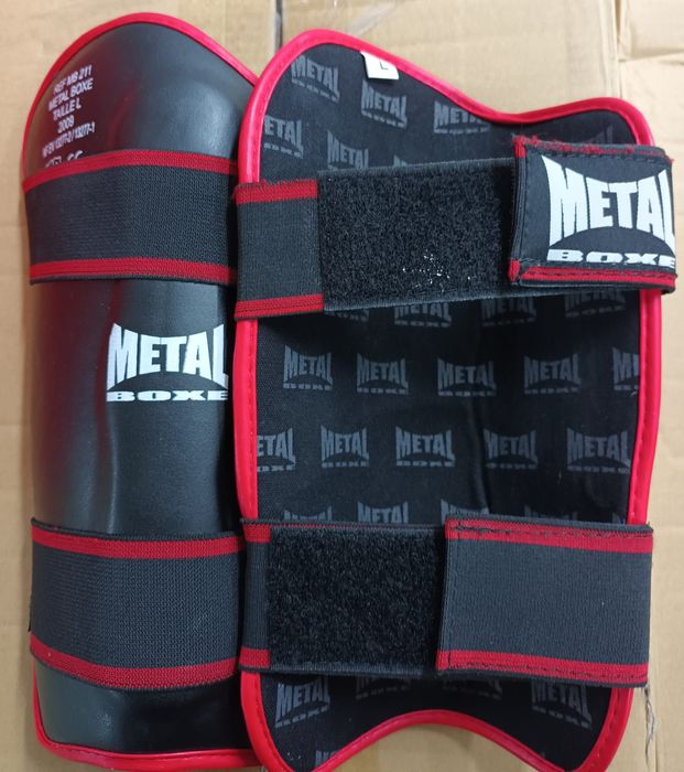 Protecções de Canela. Metal Boxe