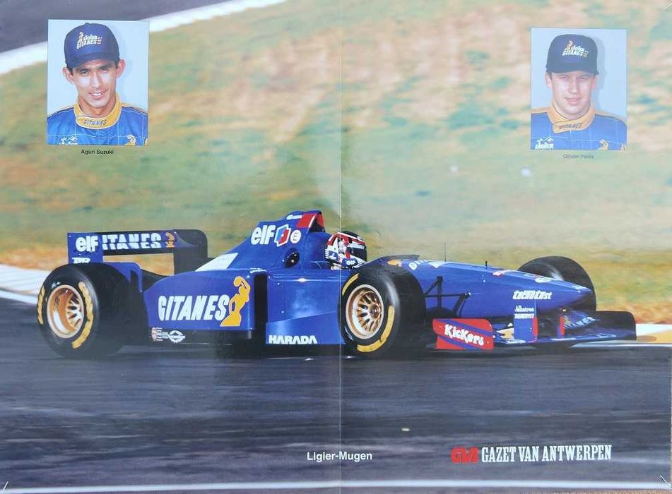 conjunto de Posters de Formula 1 dos anos 90