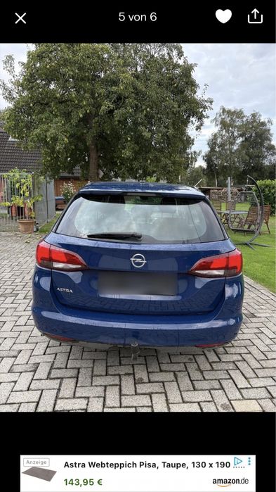 Astra z Niemiec kombi diesel