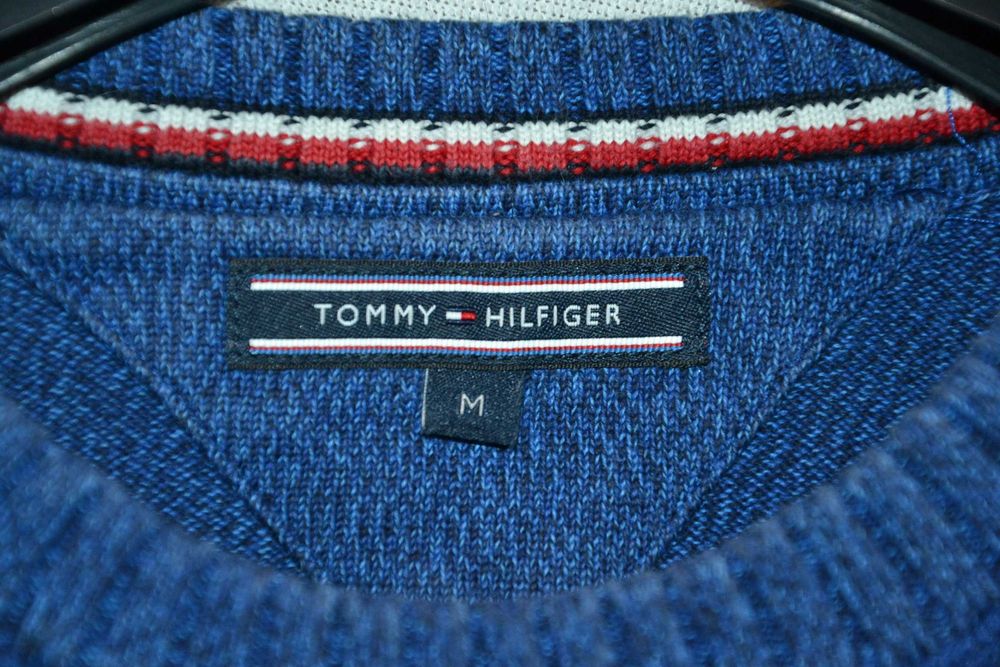 TOMMY HILFIGER NY Bluza Męska M Oryginalna Super Stan Sweter