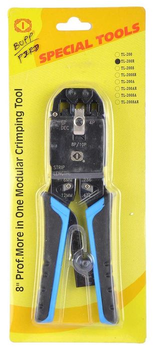 Alicate de cravar - TL-200R - RJ45 / RJ12 / RJ11