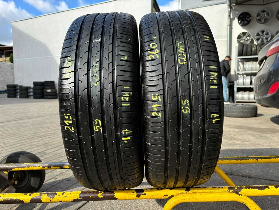 2X Opony Letnie 215/55R17 98H CONTINENTAL ECOCONTACT 6 6.8MM 2025 NOWE