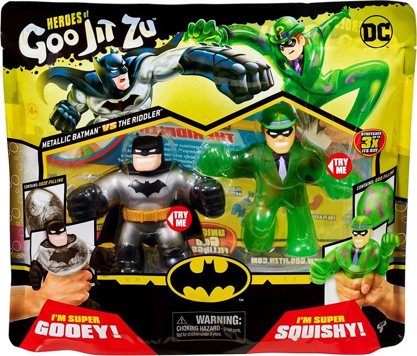 ОРИГИНАЛ! Гуджитсу Бетмен и Загадочник Batman Vs Riddler Goo Jit Zu