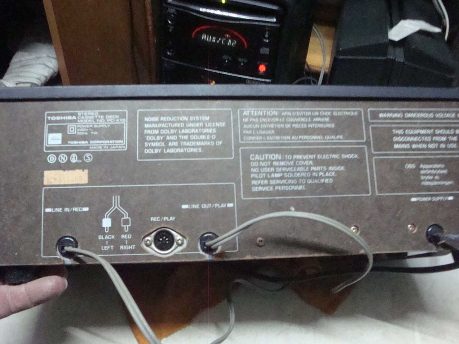 Toshiba PC-X10 deck
