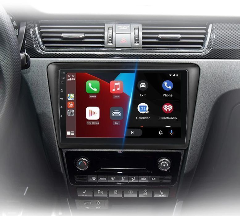 Skoda Rapid – Radio Android 15 9" CarPlay Android Auto GPS Nawigacja Stacja Multimedialna WiFi Bluetooth PL 1GB/16GB