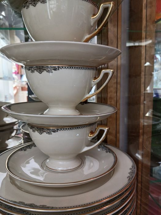Thomas Ivory ecru elegancki serwis kawowy