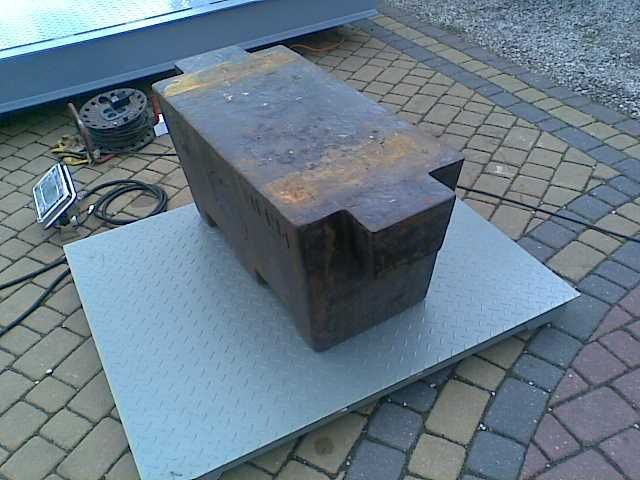 waga 2,0x2,0m  5t 5ton paletowa
