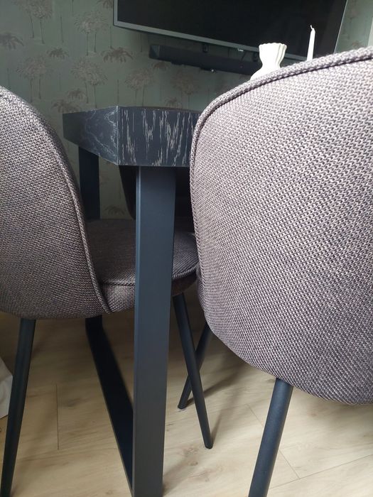 stół IKEA Tarsele ,krzesła JYSK Risskov