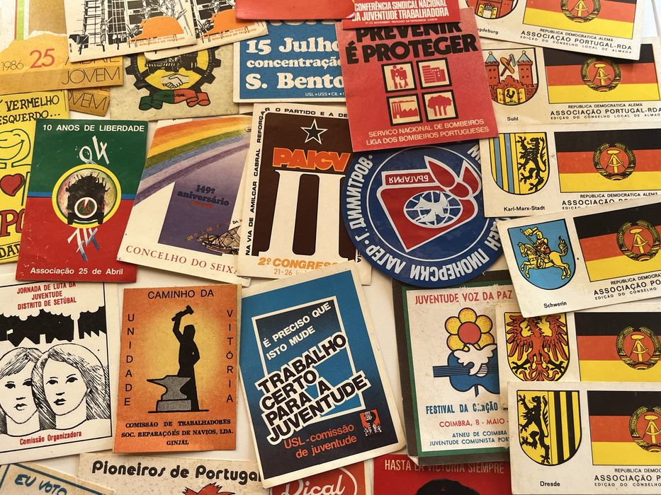 83 Autocolantes Anos 70/80: PCP, APU, etc