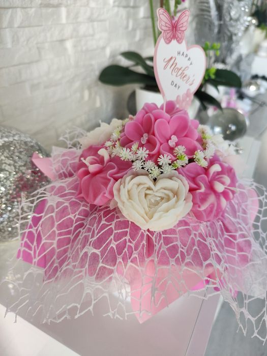 Flower box ze świec sojowych