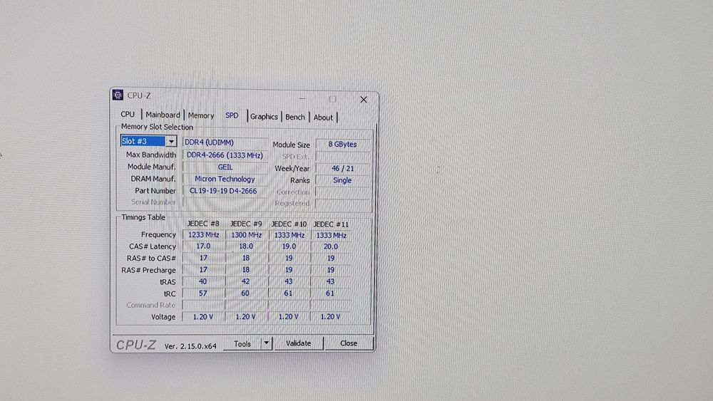 DDR4 geil 2666 2x8gb = 16gb