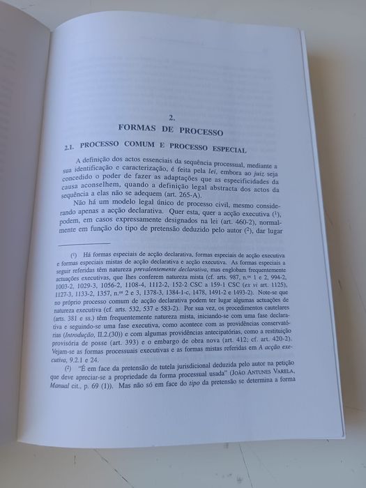 A acção declarativa comum