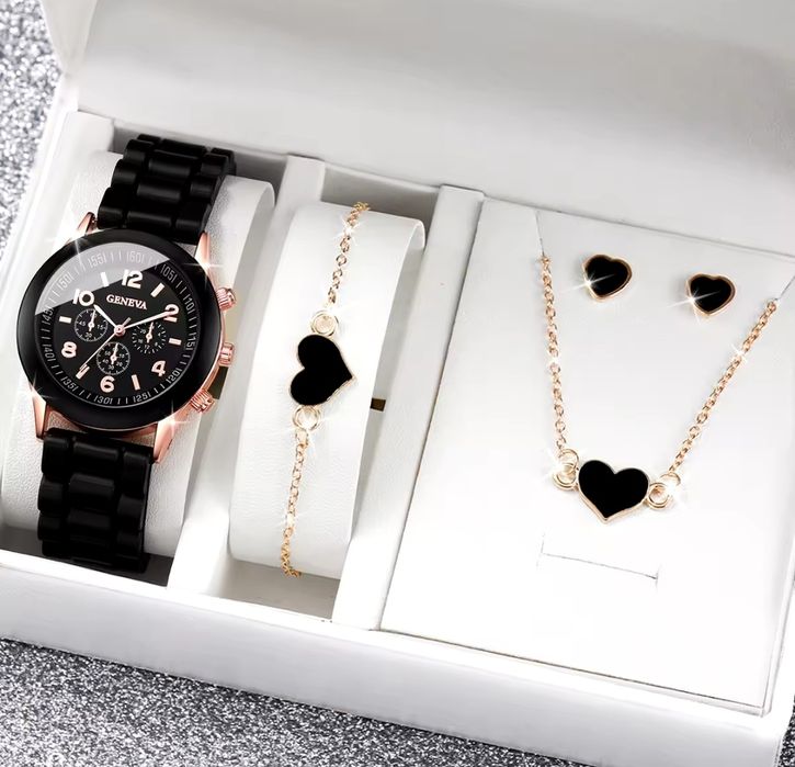 Genewa zegarek pasek silikonowy damski