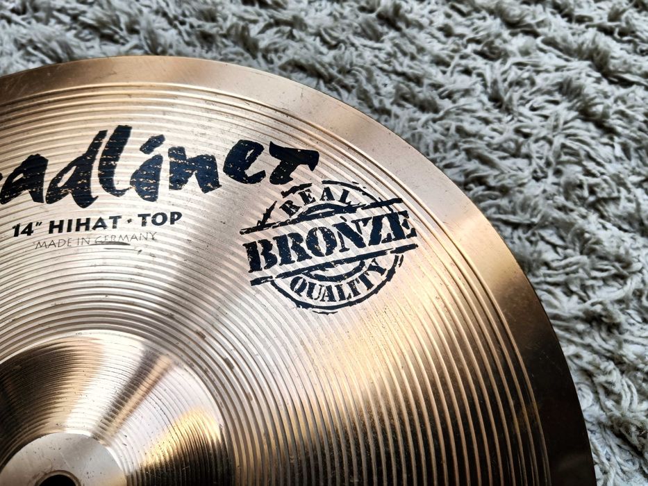 Talerze perkusyjne MEINL HEADLINER REAL QUALITY Bronze Hi Hat 14"