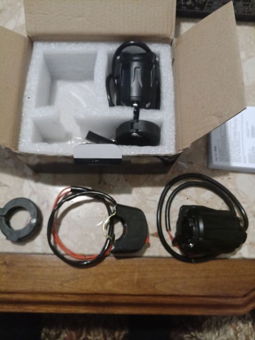 Faróis  suplemetares para moto  duplo clique ,,luz braca /amarela