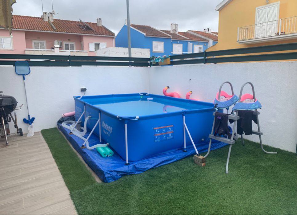 Piscina retangular INTEX Steel 300x200x75