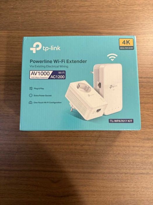 Powerline TP-Link TL-WPA7617 KIT - Novo (Nunca Usado)