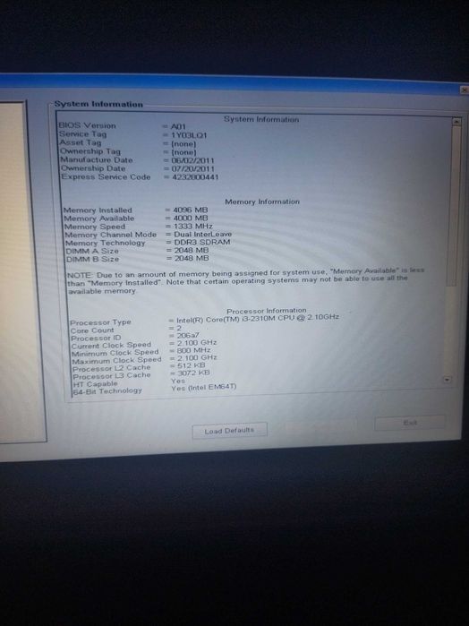 Laptop Dell Latitude E5420