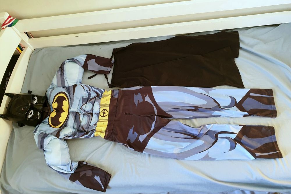 Strój Batman, maska świecąca