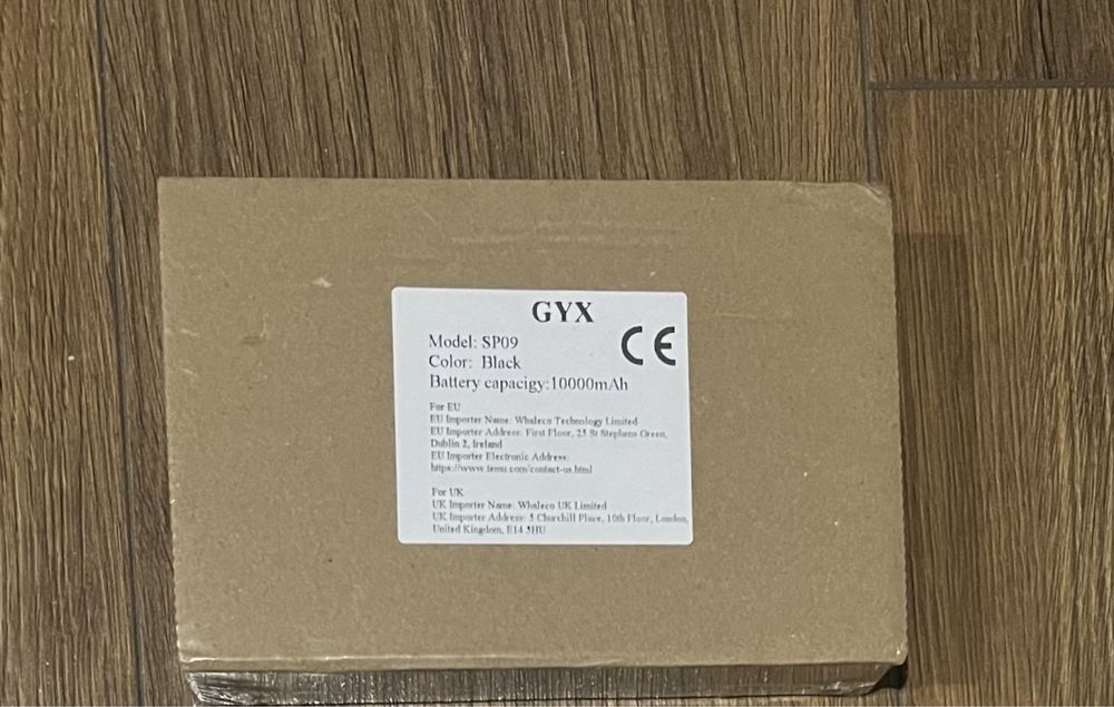 GYX Slim Портативный Power Bank 10.000 Mah.