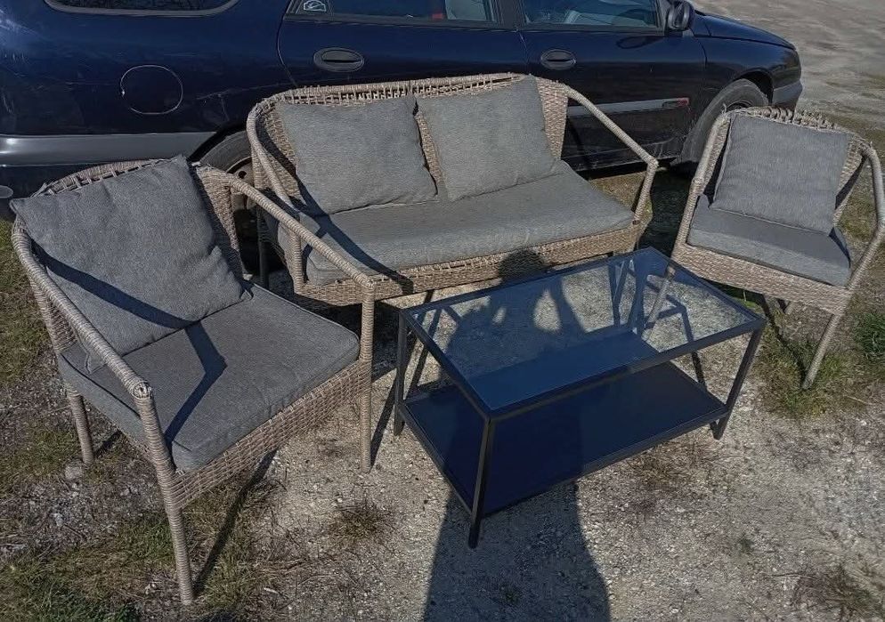 Komplet ogrodowy szafa ikea panele