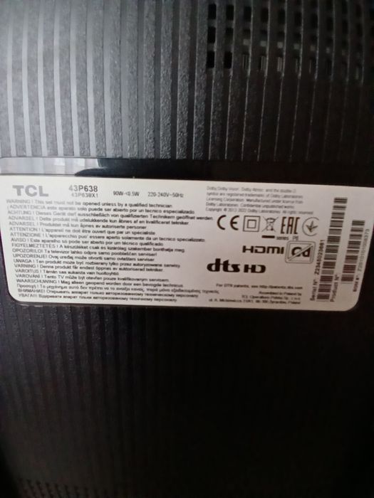 Sprzedam telewizor 43cal  TCL