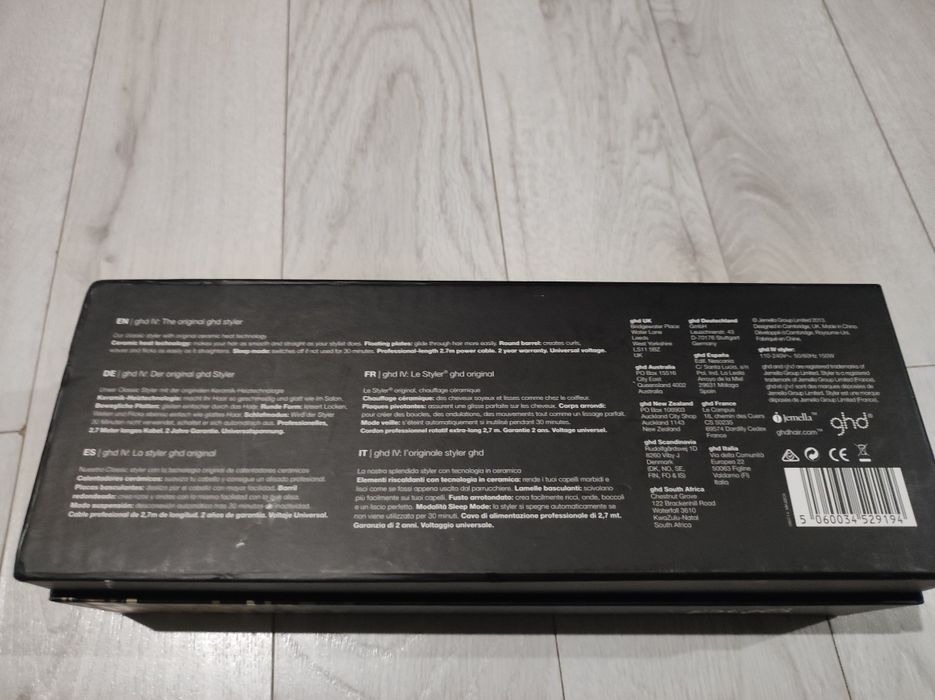 Nowa prostownica do włosów ghd IV Styler Collection czarna na prezent