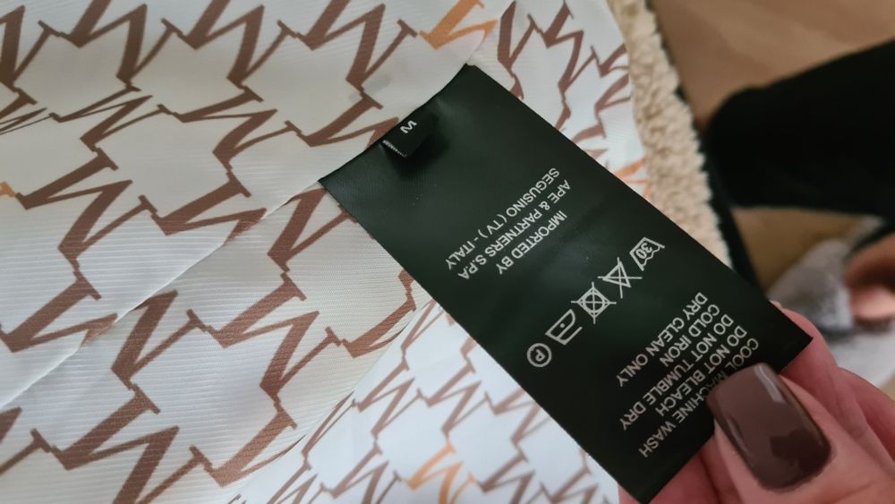 Futro miś teddy Max Mara baranek