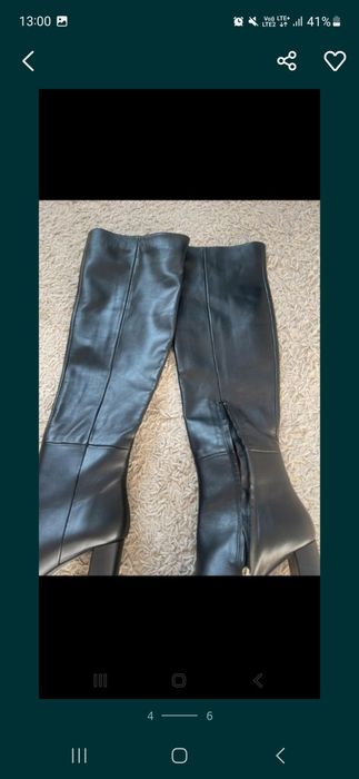 Kozakinza kolano Zara 39 skóra naturalna