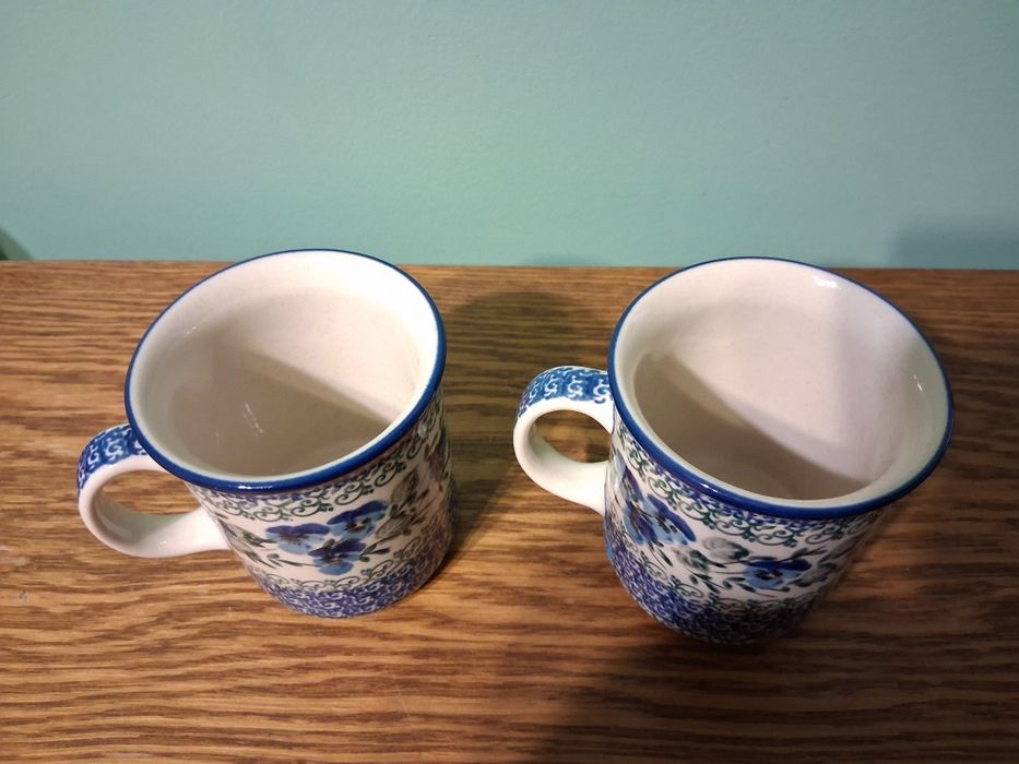 2 kubki klasyczne 250ml GAT1 Ceramika Artystyczna Boleslawiec