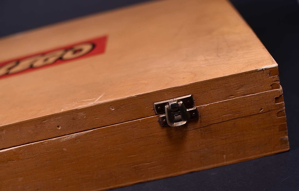 Pudełko Drewniane LEGO 1962 rok