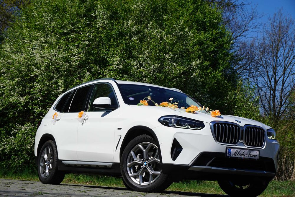 BMW Auto do ślubu 300 KM białe G01