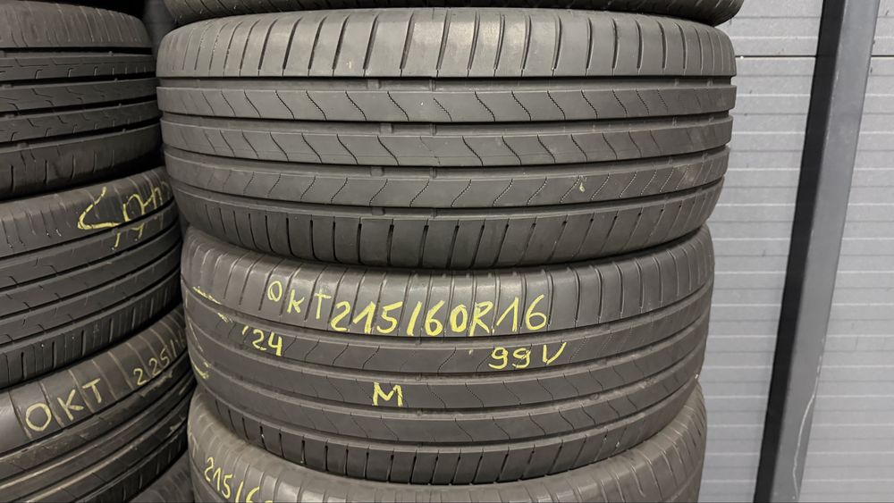 літні шини б.у 215/60 R16 - BRIDGESTONE - Turanza 6 склад шин б.у