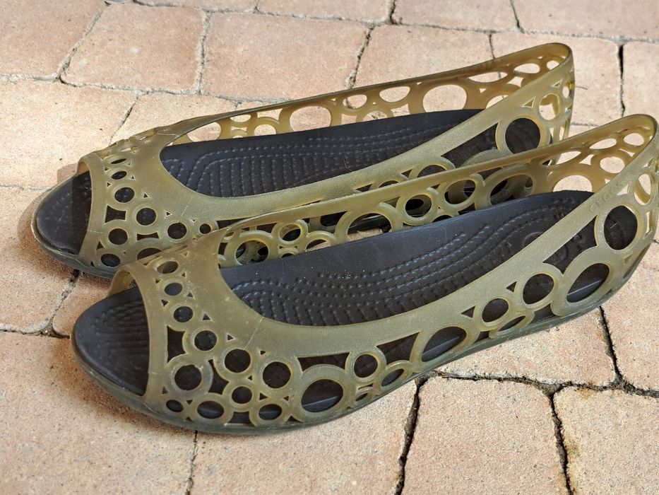 Baleriny Crocs Adrina Flat W8 / roz. 38-39 /Khaki