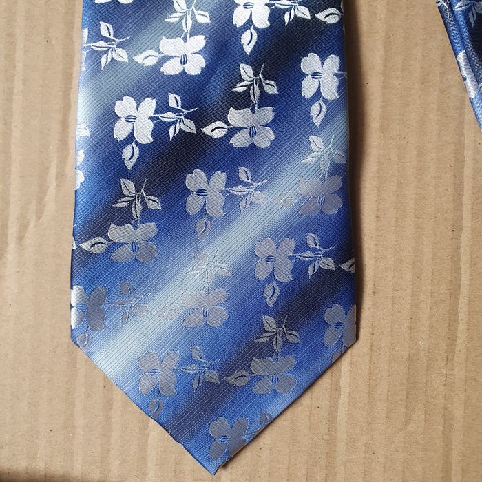 Krawat męski kwiaty, mikrofibra(k-6)