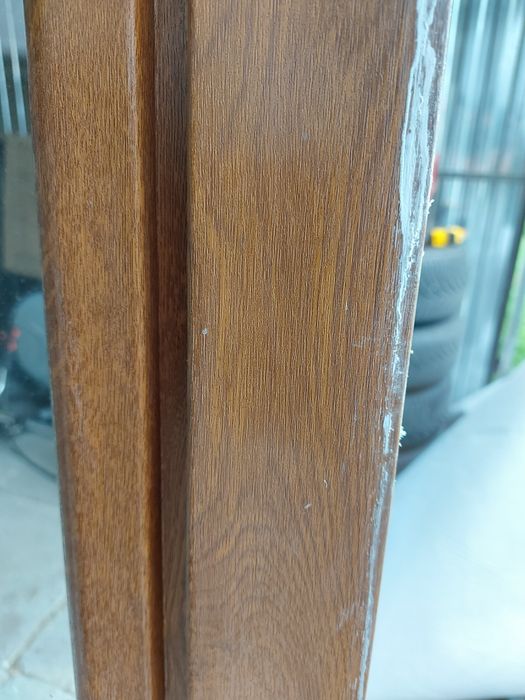 Okno PCV Dwuszybowe Dwuskrzydłowe Złoty Dąb  Moskitiera